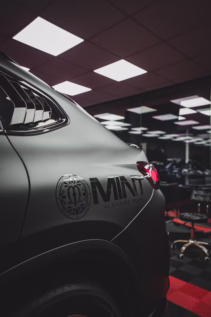 Оклейка BMW X4 в матовый чёрный — фото 8