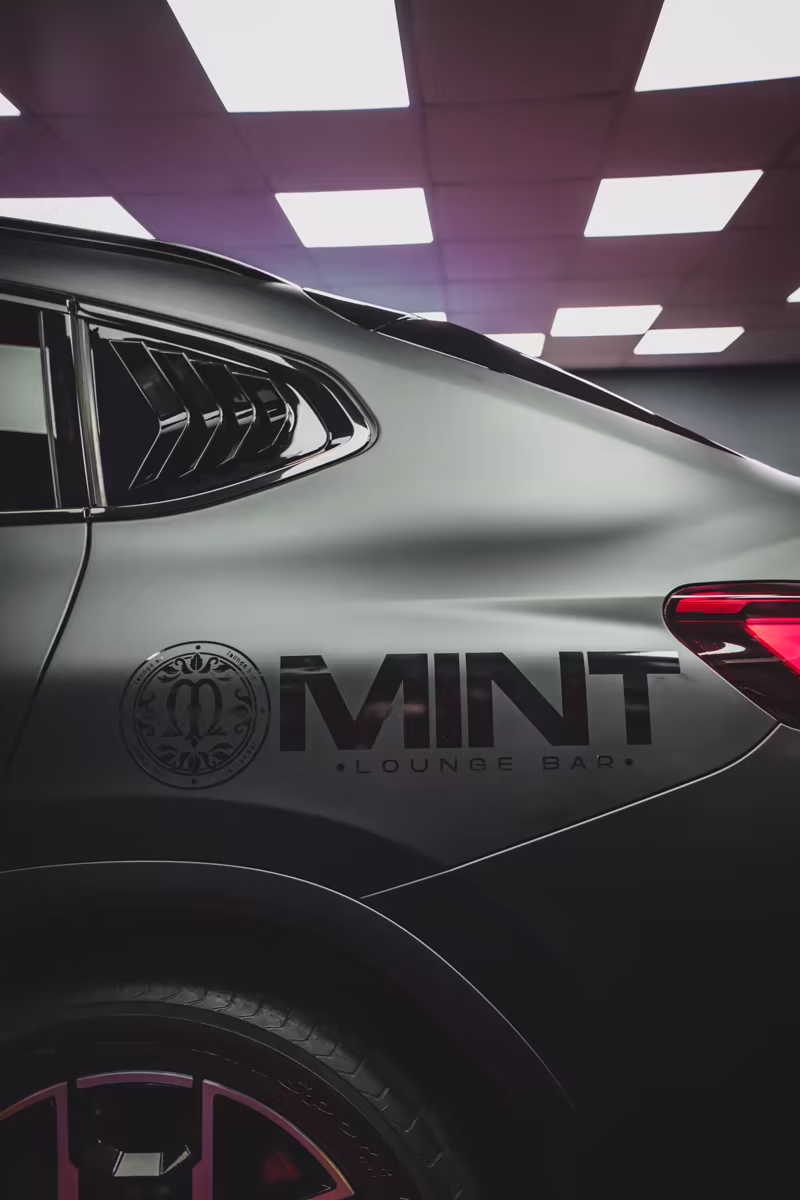 Оклейка BMW X4 в матовый чёрный — фото 9