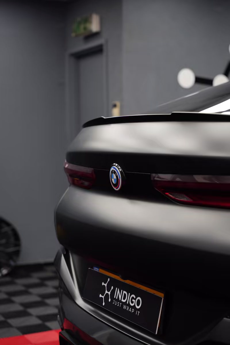 Оклейка BMW X6 в матовый чёрный — фото 3