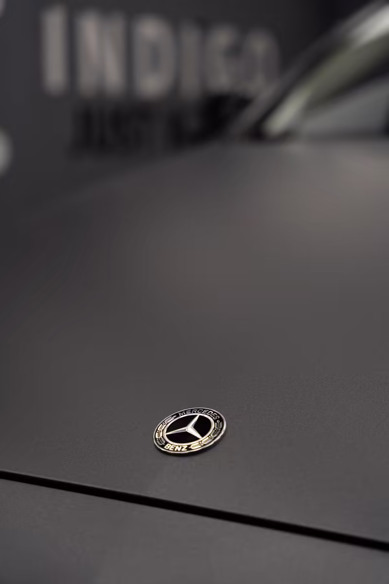 Оклейка Mercedes E300 в матовый серый — фото 3