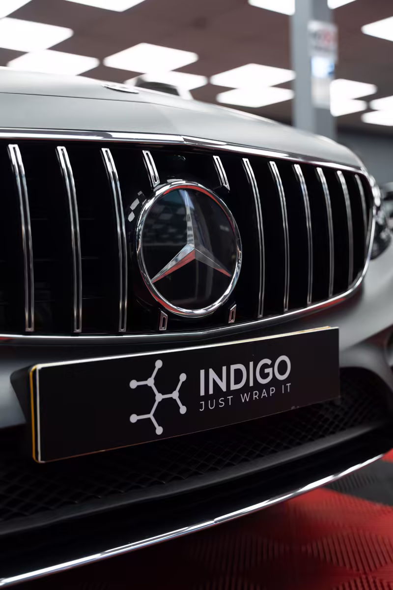 Оклейка Mercedes E300 в матовый серый — фото 6