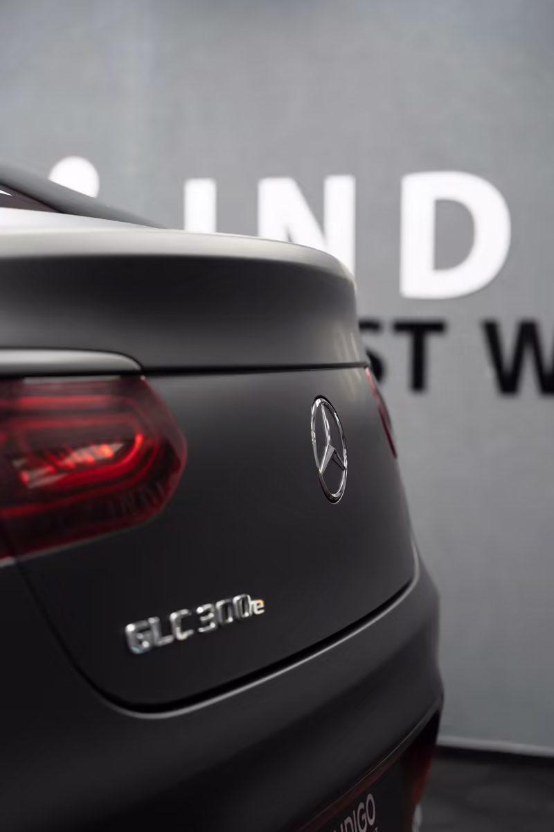 Оклейка Mercedes GLC в матовый чёрный — фото 6