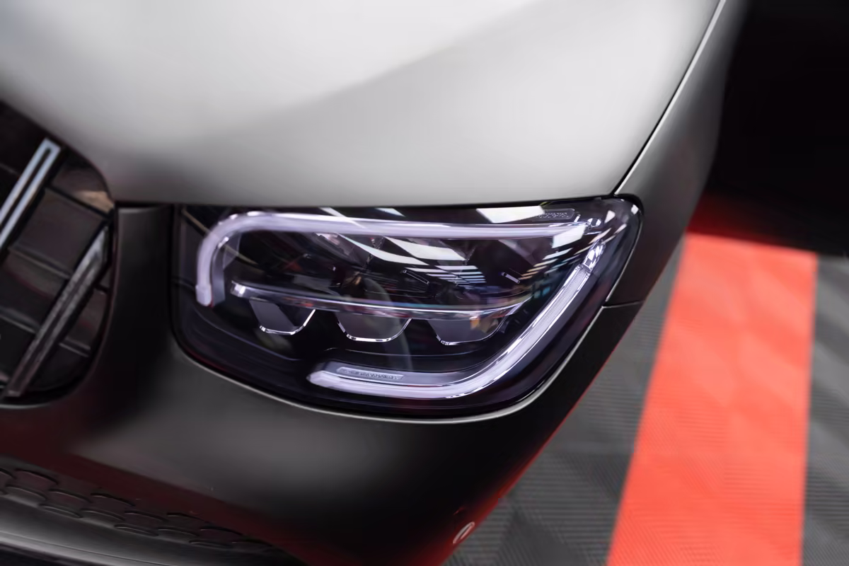 Оклейка Mercedes GLC в матовый чёрный — фото 9
