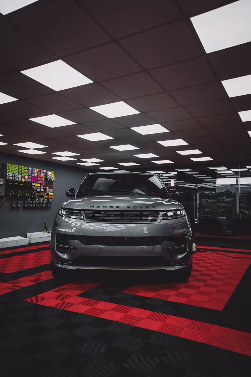 Глянцевая плёнка PPF на Range Rover Sport — фото 3