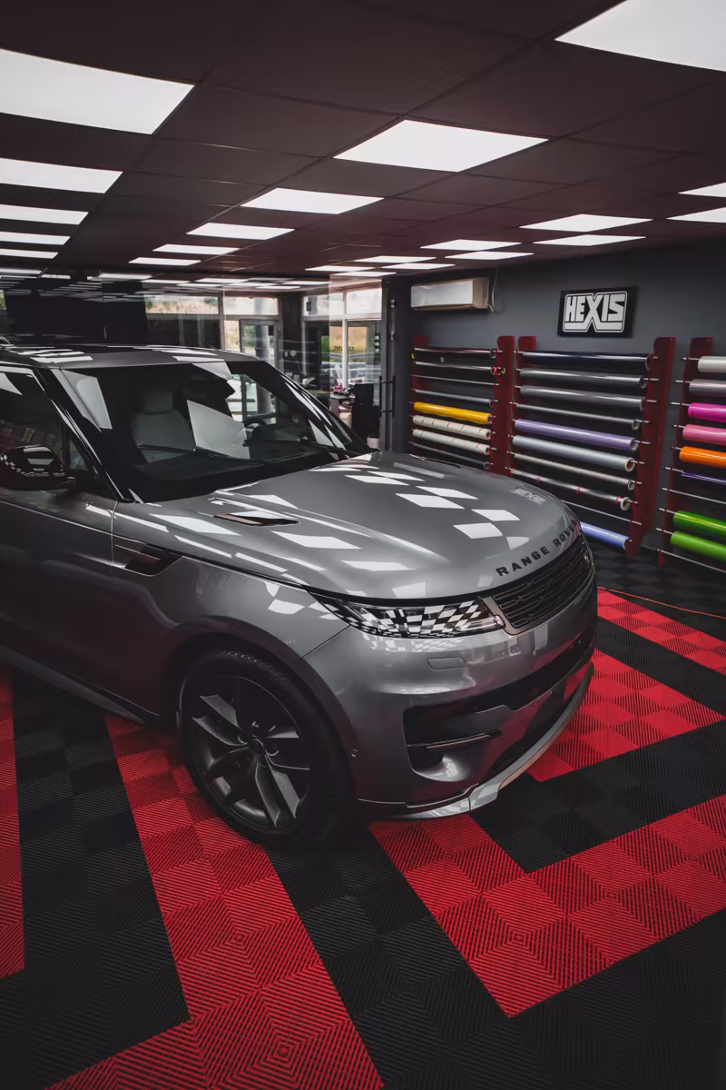 Глянцевая плёнка PPF на Range Rover Sport — фото 5