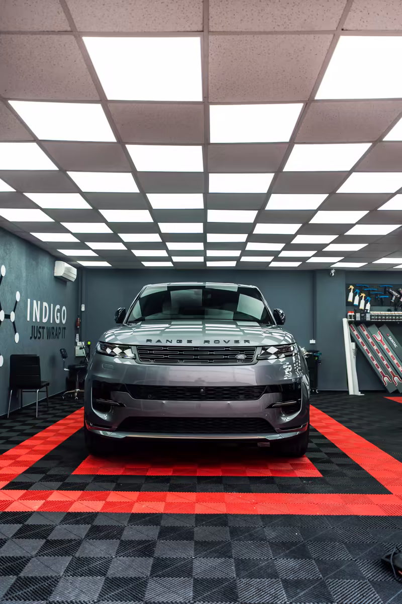 Глянцевая плёнка PPF на Range Rover Sport — фото 9