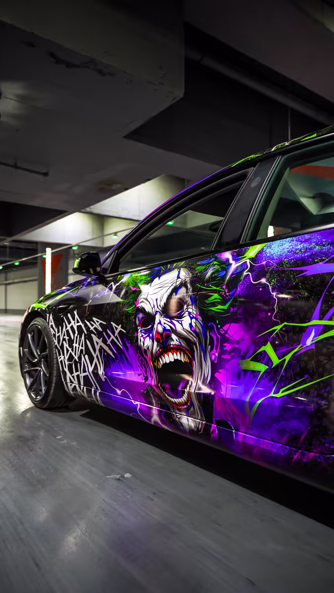 Tesla с авторской графикой Joker — фото 5