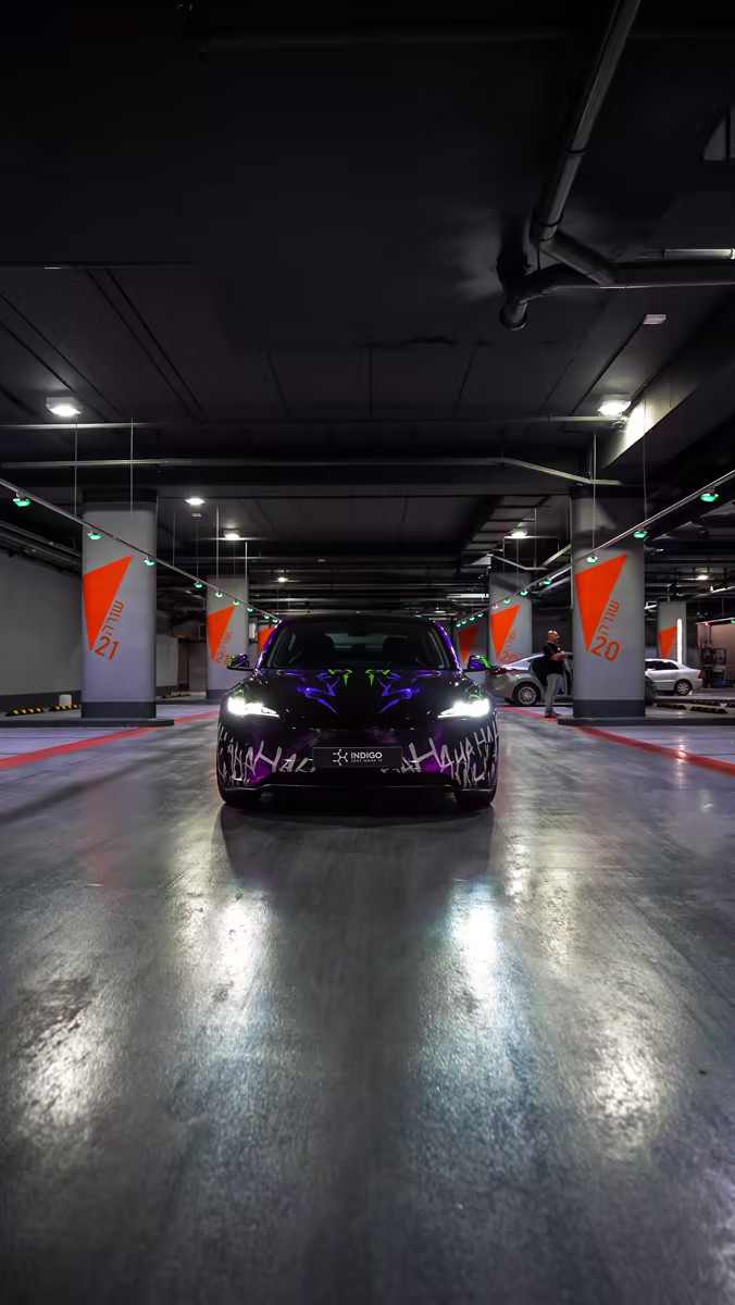 Tesla с авторской графикой Joker — фото 6